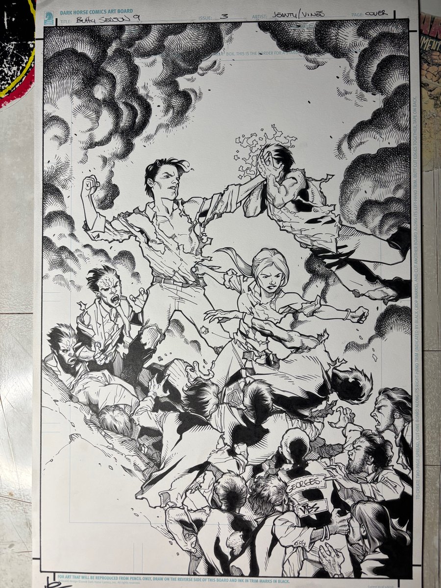 Image of Buffy Szn 9 #3 Cover.