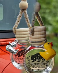 Image 1 of Jeep duck jar diffuser with yellow or silver duck charm  & over 100 fragrance choices 