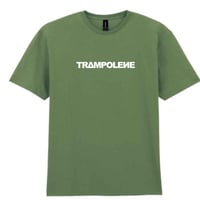 TRAMPOLENE logo t-shirt in khaki Limited Edition