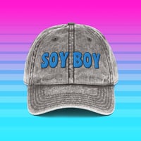 Image 2 of Soy Boy Embroidered Dad Cap