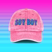 Image 1 of Soy Boy Embroidered Dad Cap