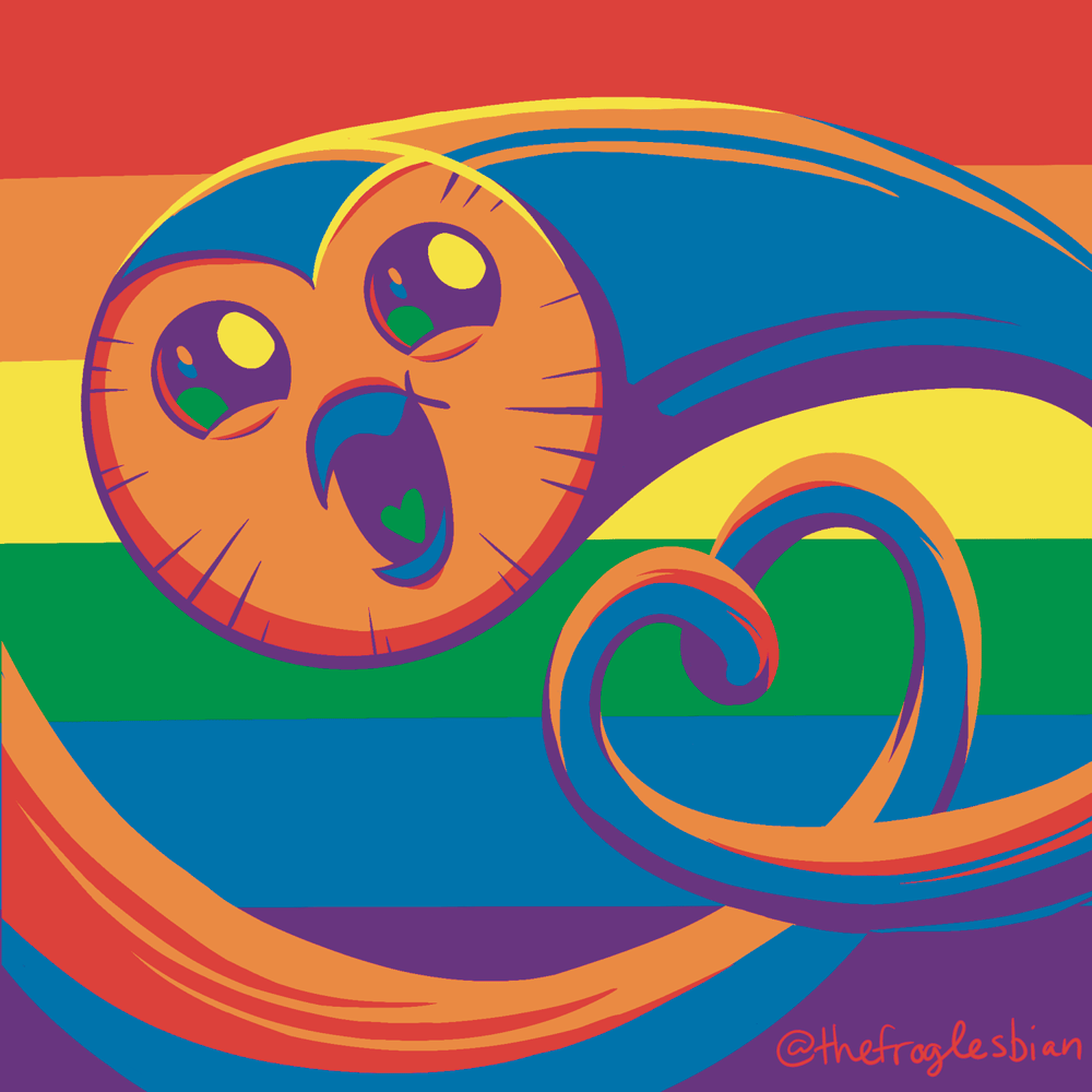 Image of Hooty Pride Flag