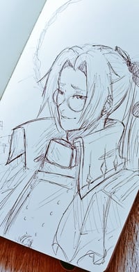 Trinity Blood Abel Nightroad-Ink sketch