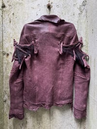 Image 2 of bruised angel leather jacket