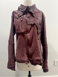 Image 3 of bruised angel leather jacket