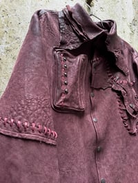 Image 4 of bruised angel leather jacket