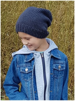 Image of Gremlin's Slouchy Winter Hat Knitting Pattern