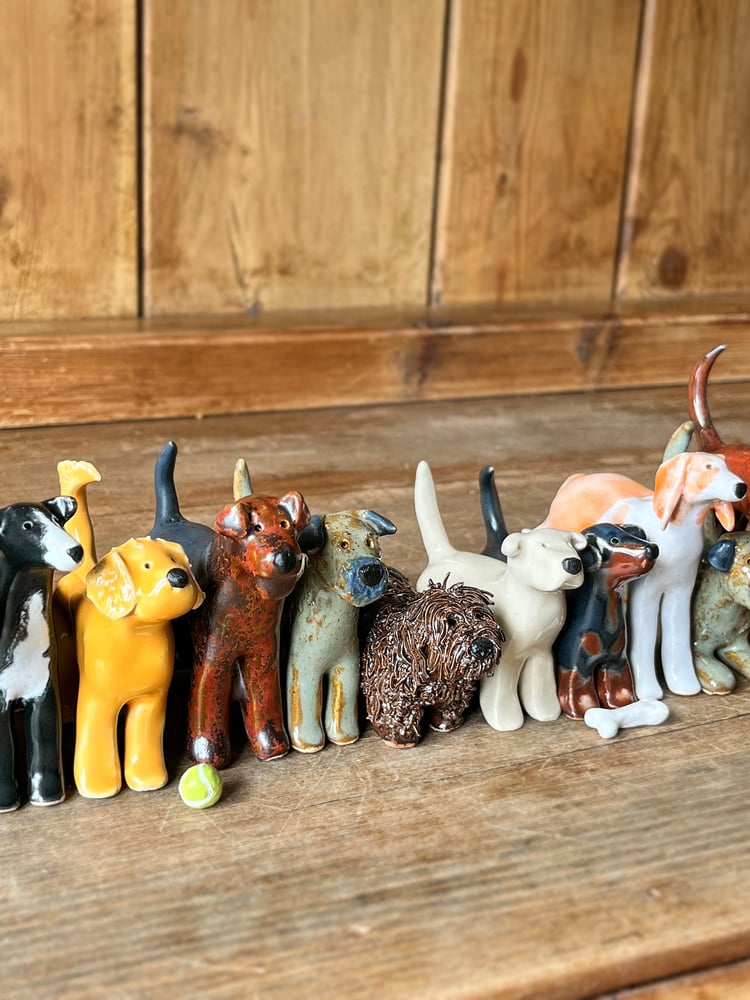 Image of COMING SOON: ceramic pooch sculptures