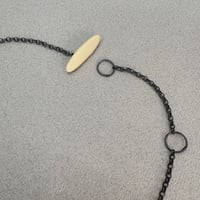 Image 4 of NEW green fade ovals necklace 