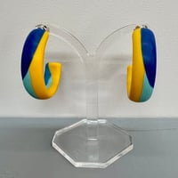 Image 1 of NEW chunky colour block hoops