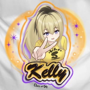 Image of Class of '09 Airbrushed KELLY