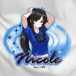 Image of Class of '09 Airbrushed NICOLE