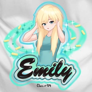 Image of Class of '09 Airbrushed EMILY