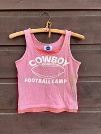 Image 1 of Vintage 'Cowboy Football Camp' Tank Top