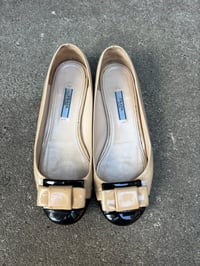 Image 2 of Prada Patent Leather Ballet Flats - Size 37