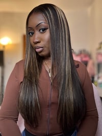 Image 1 of Wig Fever Blonde Highlighted Closure Wig 