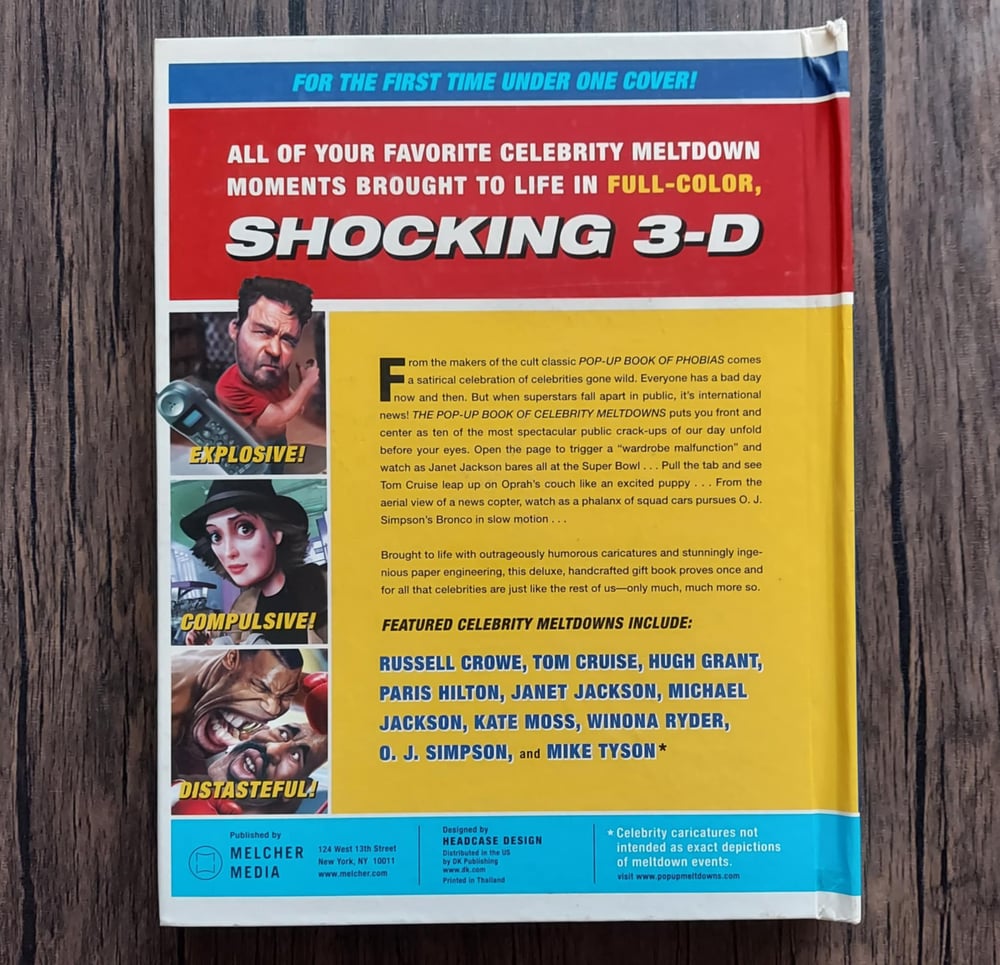 The Pop-Up Book of Celebrity Meltdowns, by Melcher Media