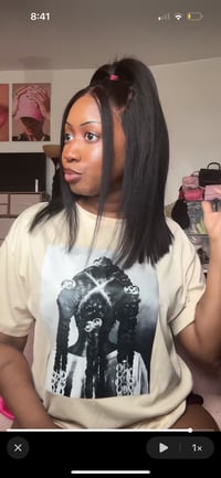 Image 2 of Klaiyi Hair Glueless Bob Closure Wig 