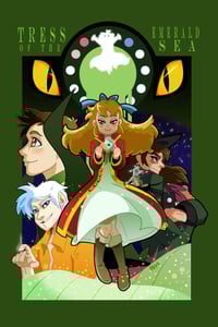 ART PRINT- TRESS OF THE EMERALD SEA PRINT 11"x17"