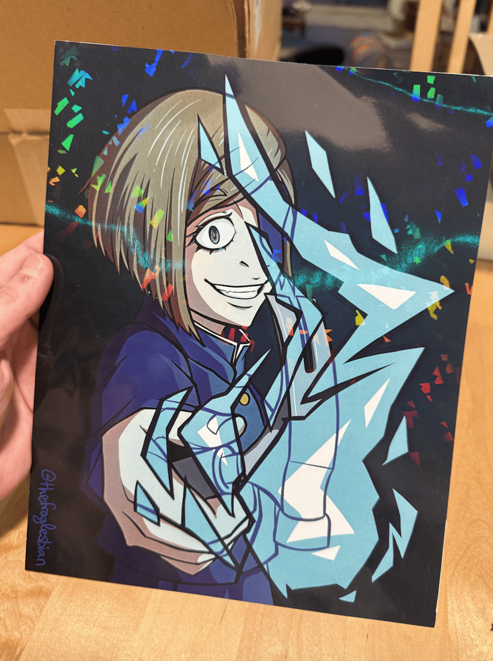 Image of JJK Nobara Holographic Print