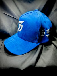 Image 2 of Blessd Hat Blue Solid Suede 333 Edition