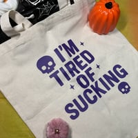 Image 2 of Dracula Tote Bag