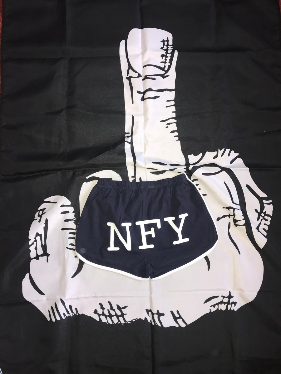 Image of NFY 🍑 Shorts (Navy Blue)