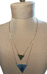 Image 2 of BANSRI JEWELRY - Double Triangle  necklace