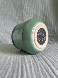 Image 3 of Handmade Blue Seafoam Cup