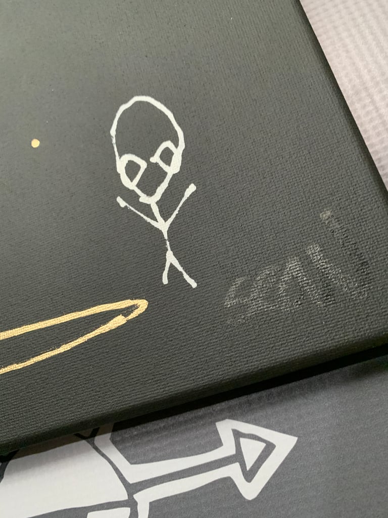 between worlds (original painting) ON CANVAS Image 2