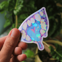 Image 2 of Neon Teeth Sticker