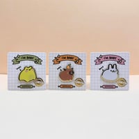 Image 1 of Pop Series - Mini Baby Animal Hard Enamel Pin