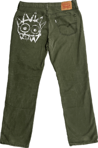 Image 2 of Croox Tag Olive Pants 