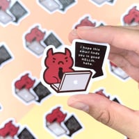 Good HELLth Email - Vinyl Sticker