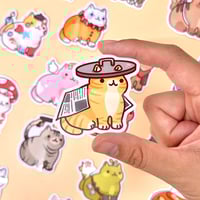 Image 1 of Vinyl Cat Stickers