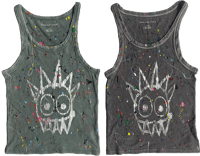 Image 1 of Croox Paint Splatter Tank Tops 