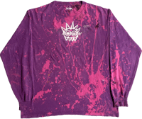 Image 1 of Croox Bleached Splatter  Longsleeve