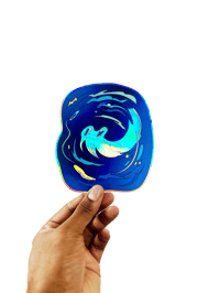 Image 1 of Octopus Whirlpool Holo Sticker