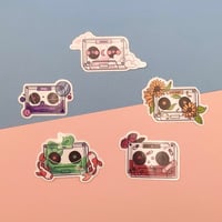 Image 1 of Clear Mixtape Vinyl Sticker