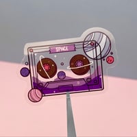 Image 3 of Clear Mixtape Vinyl Sticker