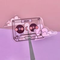 Image 2 of Clear Mixtape Vinyl Sticker