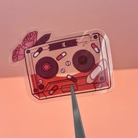 Image 6 of Clear Mixtape Vinyl Sticker