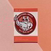Image 1 of Emotional Wreck Embroidered Patch