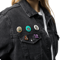 Image 1 of BV Queens Pin Buttons Set