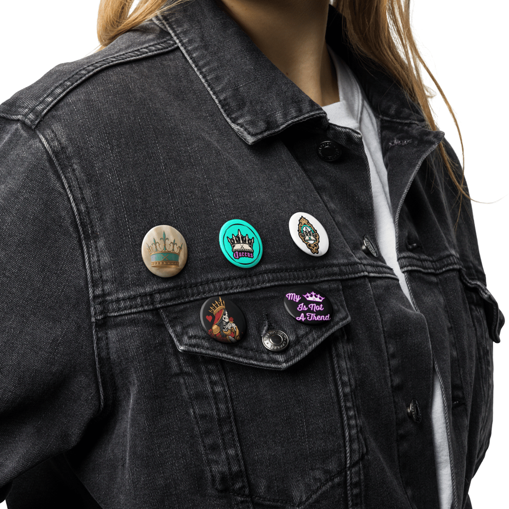 Image of BV Queens Pin Buttons Set 