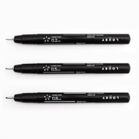 Lousy Liner - Sustainable Fineliner Pen: 0.2, 0.5 and 0.8mm nibs