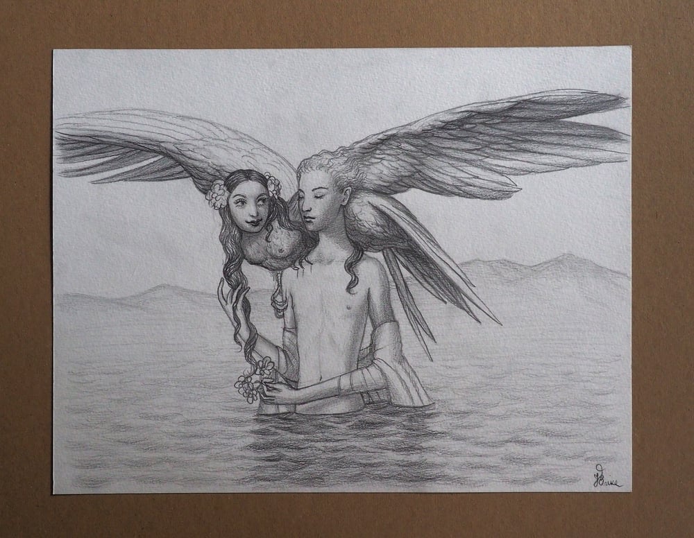 Image of Sketch of "Boy and his Soul" / 2024