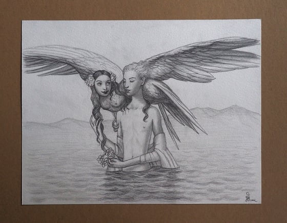 Image of Sketch of "Boy and his Soul" / 2024