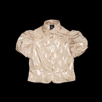 Blush Moire Button Up