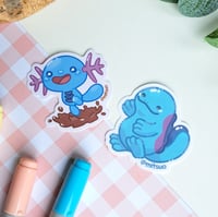 Image 1 of Wooper Quagsire stickers